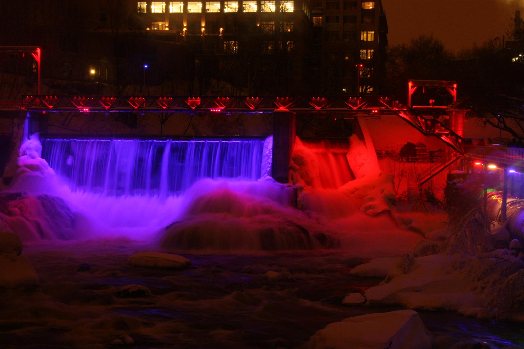 Barrage Abénaquis en lumière
